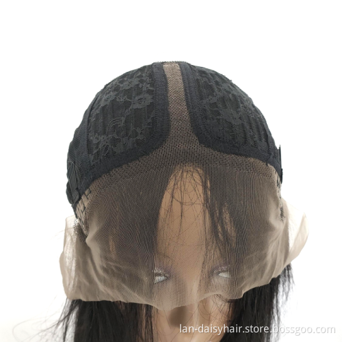 Wholesale Raw Indian  Hair Lace Frontal Wig Women Curly Wig Full Swiss Lace Front Closure Human Hair Wig